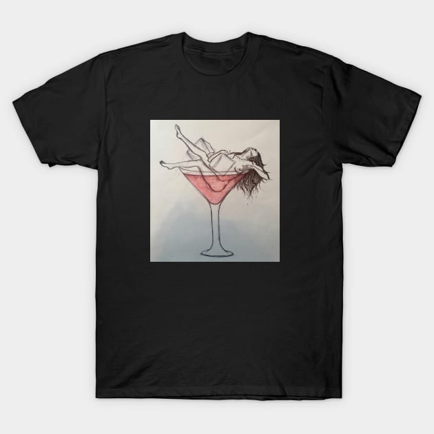 Martini T-Shirt by oa_curious_design